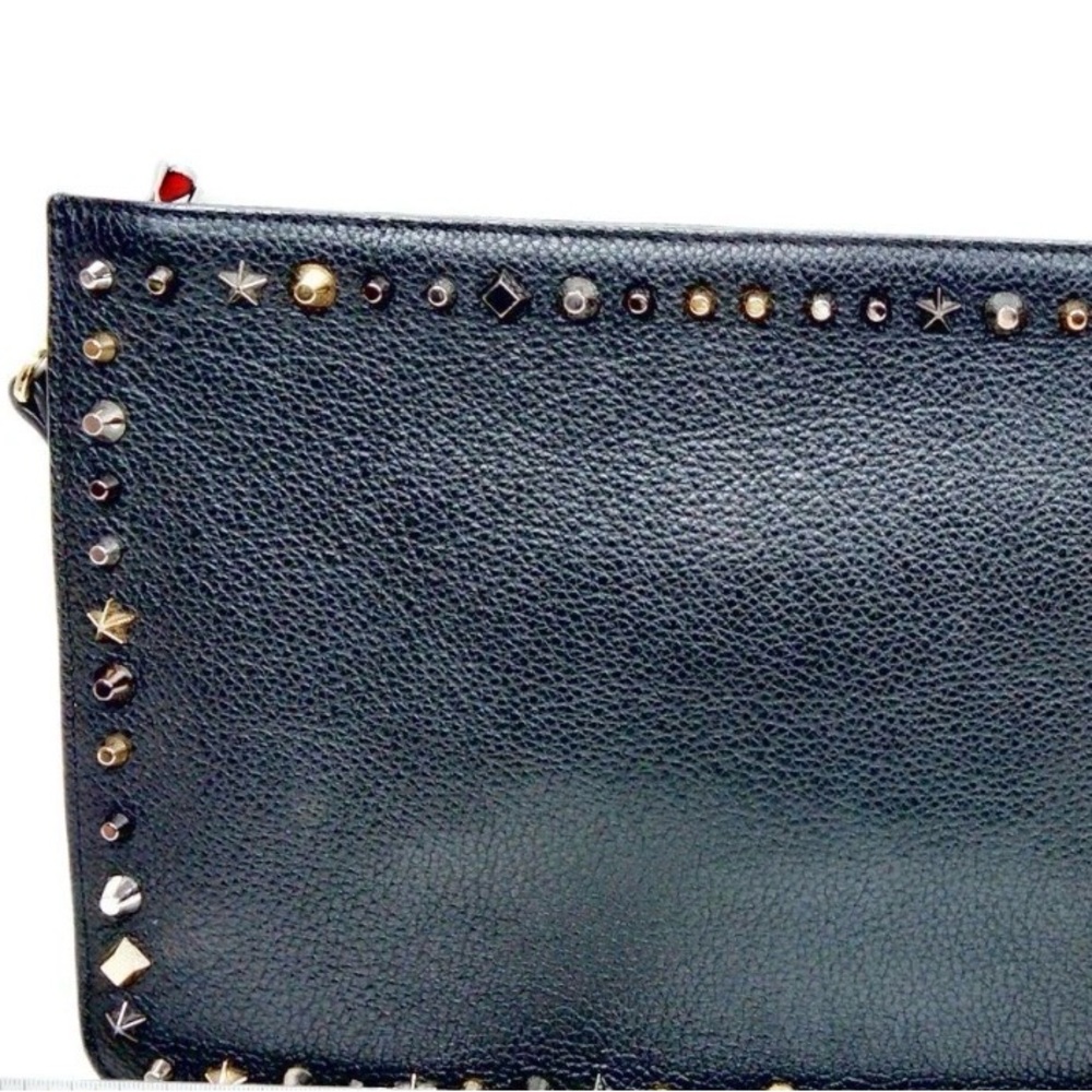 Christian Louboutin Shoulder Bag Black Leather - Picture 4 of 13